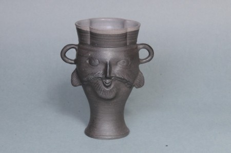 Pohár 22, svatební pohár, Brno 15. století, výška 18 cm, objem cca 0,5l, 600 Kč